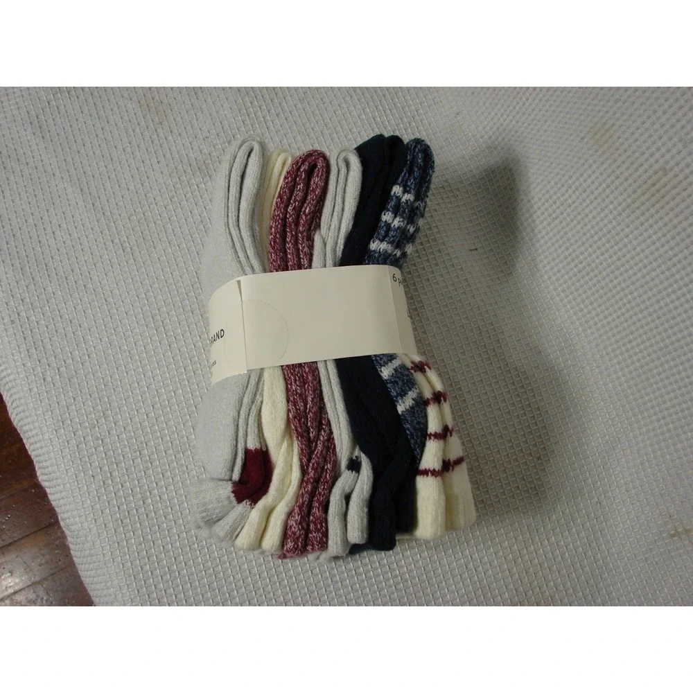 New Lucky Brand 6 Pack Super Soft Boot Socks Womens Size 5-10 Warm Cozy Outdoor